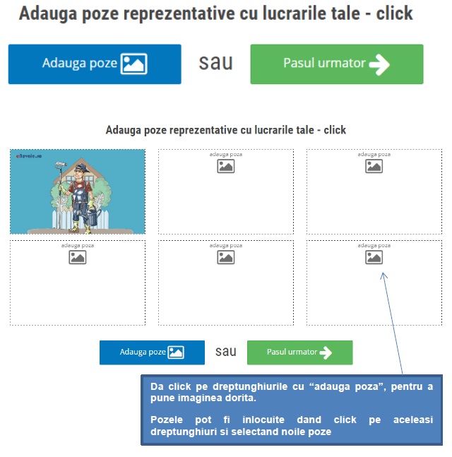 Exemplu adauga poze